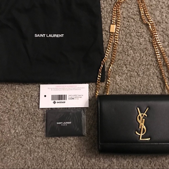YSL Kate small in grain de poudre embossed leather - Picture 5 of 5